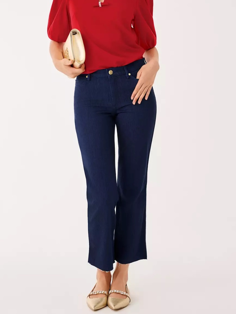 NWT Lilly Pulitzer 28" Lindessa High Rise Crop Jean